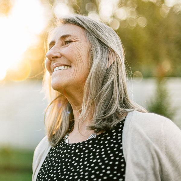 smiling senior woman